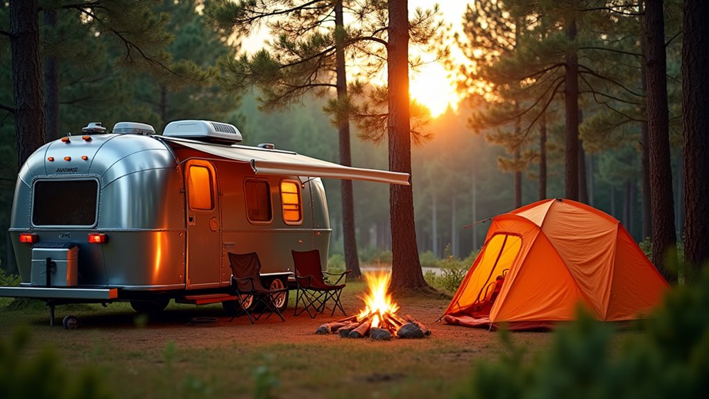 rv vs tent camping