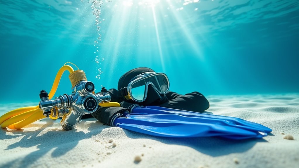 scuba gear enhances ocean exploration