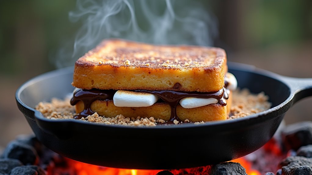 sweet crispy s mores breakfast