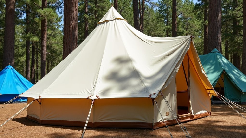 traditional durable canvas shelter