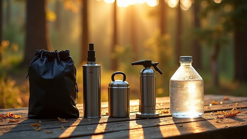 water saving camping techniques