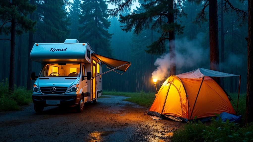 weather protection and convenience