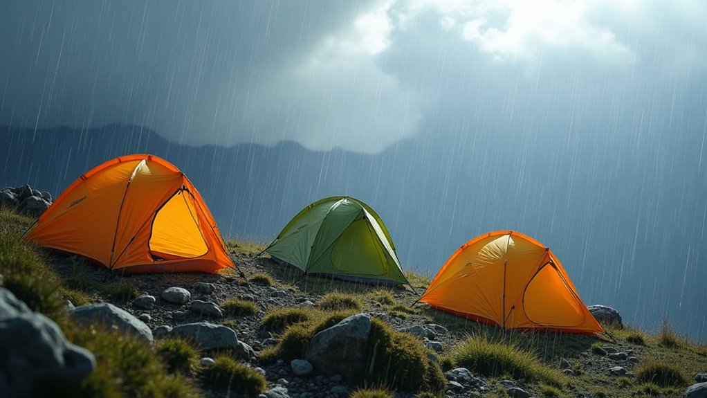 weatherproof durable tent features