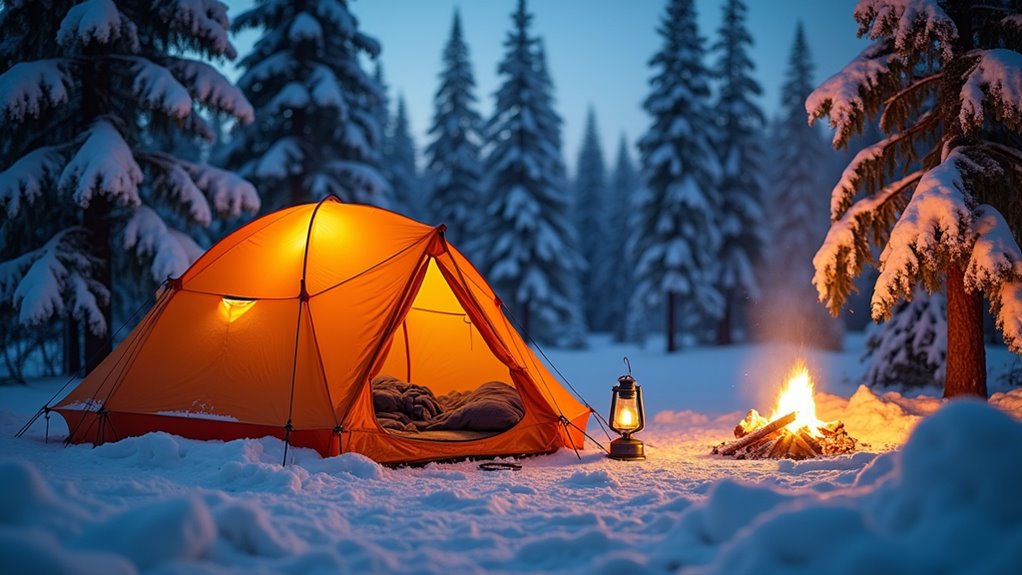 winter camping warmth tips