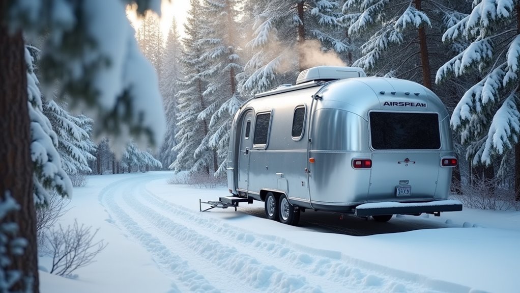 winter rv camping challenge