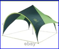 0883 Big Agnes Log Flume Shade Shelter Green Waterproof Aluminum Camping Tent