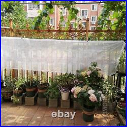 0.33mm PE Tarpaulin Garden Terrace Balcony Flower Cover Shelter Sun Shade Net
