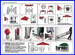 10X10 Custom LOGO Graphics Digital Print Promotional Pop Up Canopy Instant Tent