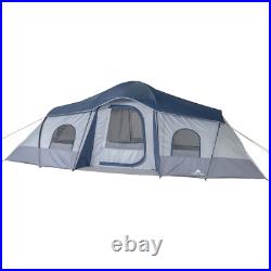 10-Person Cabin Tent, With 3 Entrances 6 Windows, More Spacious Than A Standard