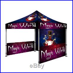 10'X10' Custom Pop-Up Canopy Outdoor Commercial Tent Instant Gazebo Canopies