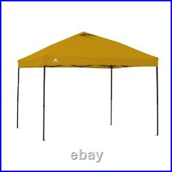 10' X 10' Instant Pop Up Tent, Straight Leg Outdoor Canopy UV Protection, Yellow