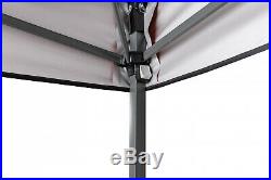 10 X 10 Lighted Tailgate Instant Canopy TENT Pop UP Gazebo Beach Outdoor Shade