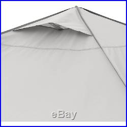 10' x 10' Canopy Outdoor Gazebo Camping Grey Sun Shade Shelter Beach Party Tent
