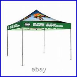 10 x 10 Full Color Graphics Event Pkg Canopy Cover & Full Backwall & 2 Sidewalls
