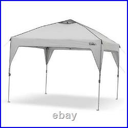10' x 10' Instant Shelter Pop-Up Canopy Tent with Wheeled Carry Bag Gray