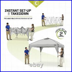 10' x 10' Instant Shelter Pop-Up Canopy Tent with Wheeled Carry Bag Instant
