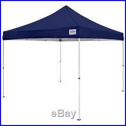 10' x 10' Navy Blue Straight Leg Steel & Polyester Outdoor Instant Square Canopy