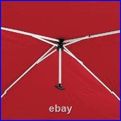 10' x 10' Simple Push Straight Leg Canopy Outdoor Camping Instant Shade Shelter