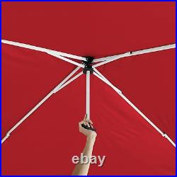 10' x 10' Simple Push Straight Leg Canopy Outdoor Camping Instant Shade Shelter