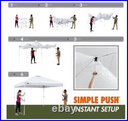 10 x 10' Straight Leg Instant Canopy Outdoor Tent Shelter Shade White EASY SETUP