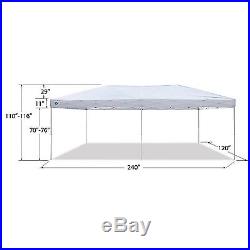 10' x 20' Pop Up Instant Canopy Shade Shelter Z-Shade Event Party Vendor Tent