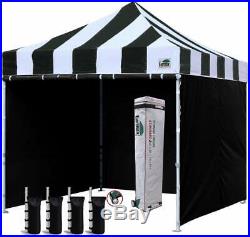 10x10 EZ Pop Up Canopy Outdoor Gazebo Instant Party Shade Tent With Side Walls