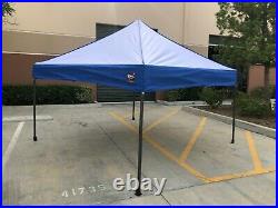10x10 Pop Up Ezup style Instant Canopy Tent set Blue & White Top Quality