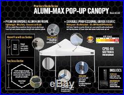10x10 ShelterLogic Alumi-Max Ultra Heavy Duty Pop-up Canopy 22700 Camping Tent
