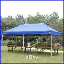 10x20 Outdoor Weeding Party Tent Market Ez Pop Up Canopy Gazebo with Wheeled Bag