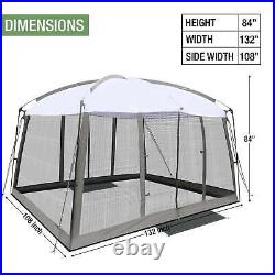 11' x 9' Screen House Screen Shelter Camping Picnic and Tailgating Shade Tent US