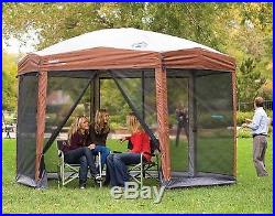 12 X 10 Hex Instant Screened Shelter Tent The Tent Camping Shelters Picnics