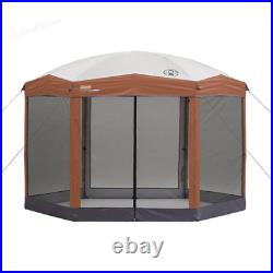 12 X 10 Instant Setup Canopy Sun Shelter Screen House Picnic Camp 1 Room, Brown