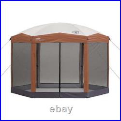 12'x10'Back Home Instant Setup Canopy Sun Camp Shelter Screen House 1 Room Brown