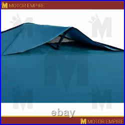 12'x12' Blue Pop Up Canopy Height Adjustable Easy Setup Instant Shelter