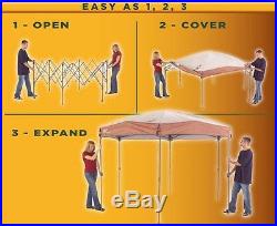 12' x 10' Screened Canopy Instant Shelter Gazebo Camping 2 Doors Screen Tent BBQ