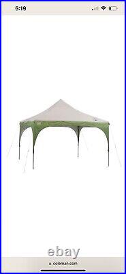 12' x 12' Outdoor Canopy Sun Shelter Tent with Instant Setup, Green US