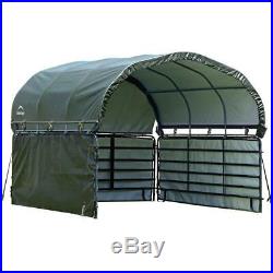 12 x 12 ft Enclosure Kit for Corral Shelter Green UV-Treated Heat-Sealed Panel