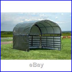12 x 12 ft Enclosure Kit for Corral Shelter Green UV-Treated Heat-Sealed Panel
