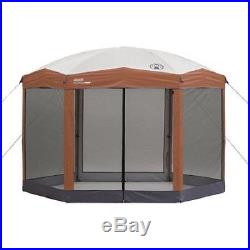 12x10 Coleman Outdoors Patio Camp Instant Screened Canopy Gazebo Shelter Tent