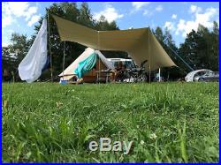 13 ft x 20 ft (4x6 Meter) Heavy Duty Canvas Tarp Waterproof Shelter Camping
