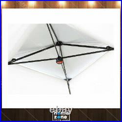 13'x13' Auto extension Push Up Gazebo Shelter Canopy Height Adjustable Tan
