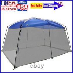 13'x9' Screen House Outdoor UV Protection Screen House Tent with 1 Large Room Blue