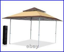 13x13 Canopy Tent Instant Shelter Pop Up Canopy 169 sq. Ft Outdoor Sun beige