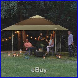 14 x 14 Instant Lighted Canopy Outdoor Pop-Up Patio Shelter Ozark Trail New
