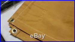 18oz Heavy Duty Canvas Tarp with Brass Grommets Top Quality Cover