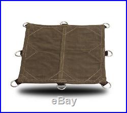 18oz Heavy Duty Canvas Tarp with D-Rings Top Quality Covers made in the USA