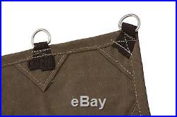 18oz Heavy Duty Canvas Tarp with D-Rings Top Quality Covers made in the USA