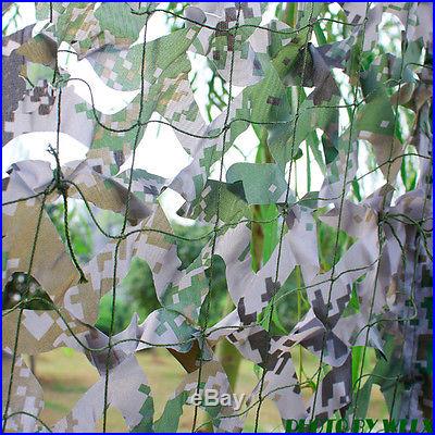 1mx2m Digital Camo Net Military Camouflage netting PLA New Style Woodland Leaves