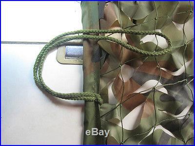 1x Military Camouflage Net Camo Car Cover 1Mx1M Woodlands Leaves Hunting Camping