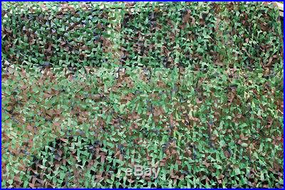 1x Military Camouflage Net Camo Car Cover 1Mx1M Woodlands Leaves Hunting Camping